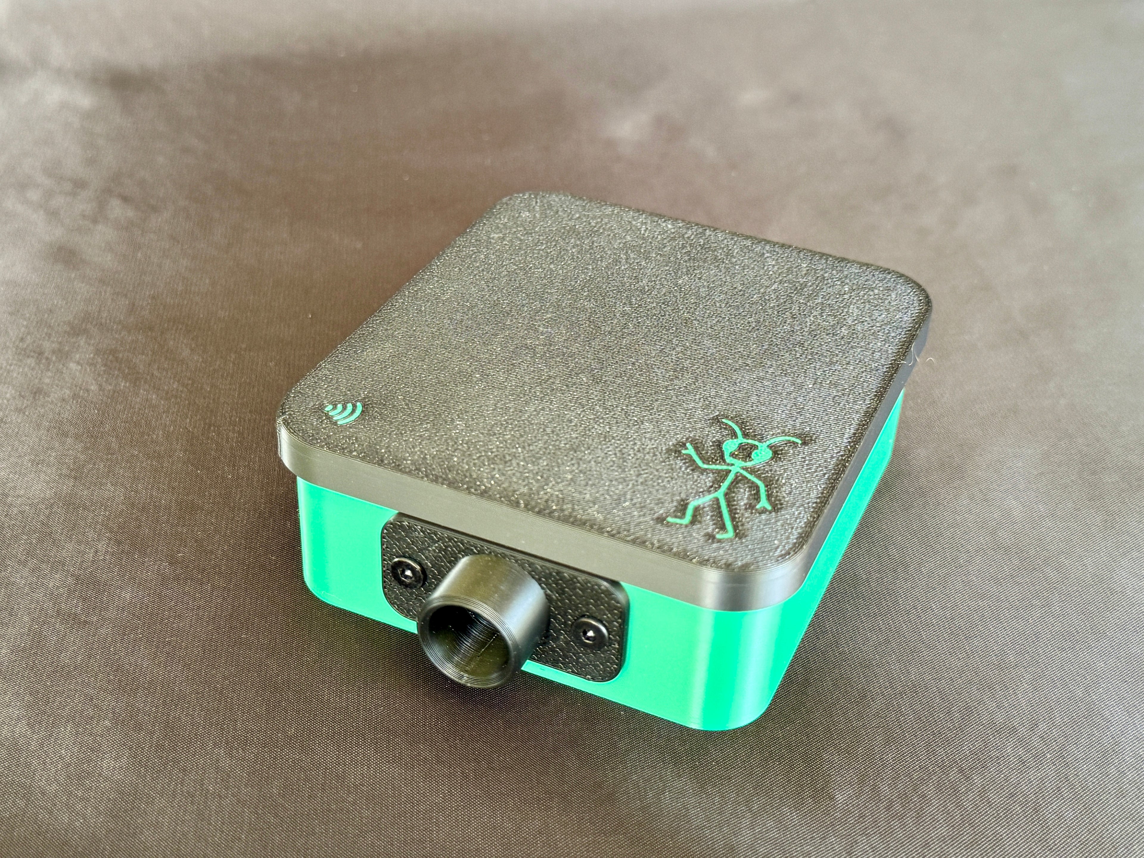 Black 3D Printed Cover